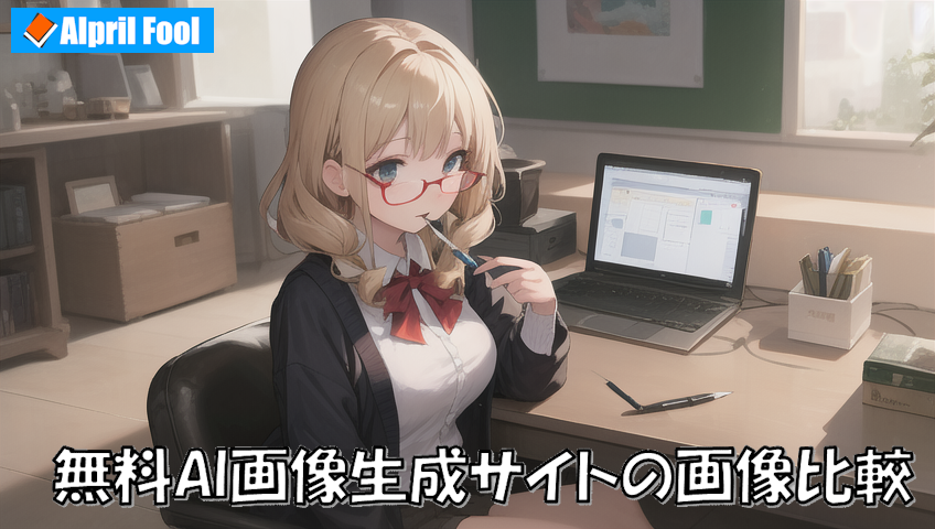 記事タイトルバナー_stable diffusion_無料AI画像生成サイト選びの決定版！同じプロンプトで出力した絵の比較結果を公開