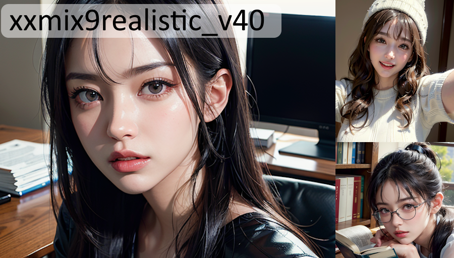 【Stable Diffusion】xxmix9realistic　モデル比較 実写リアル系美女