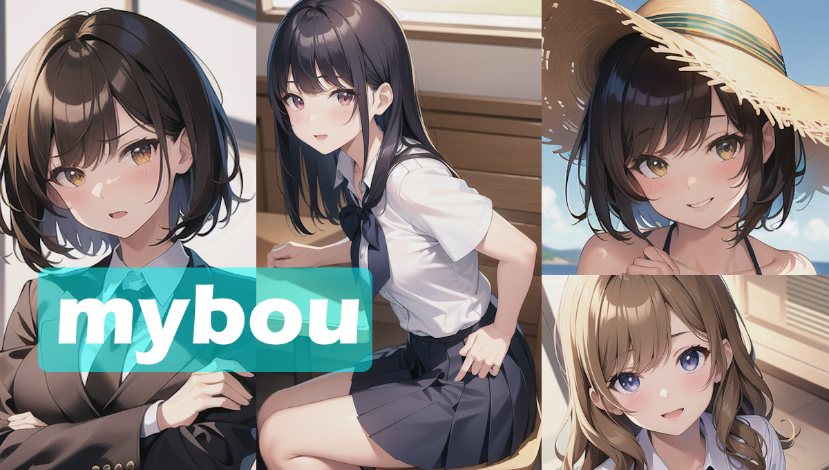 【Stable Diffusion】mybou　モデル比較 モデル比較 アニメ神画美女